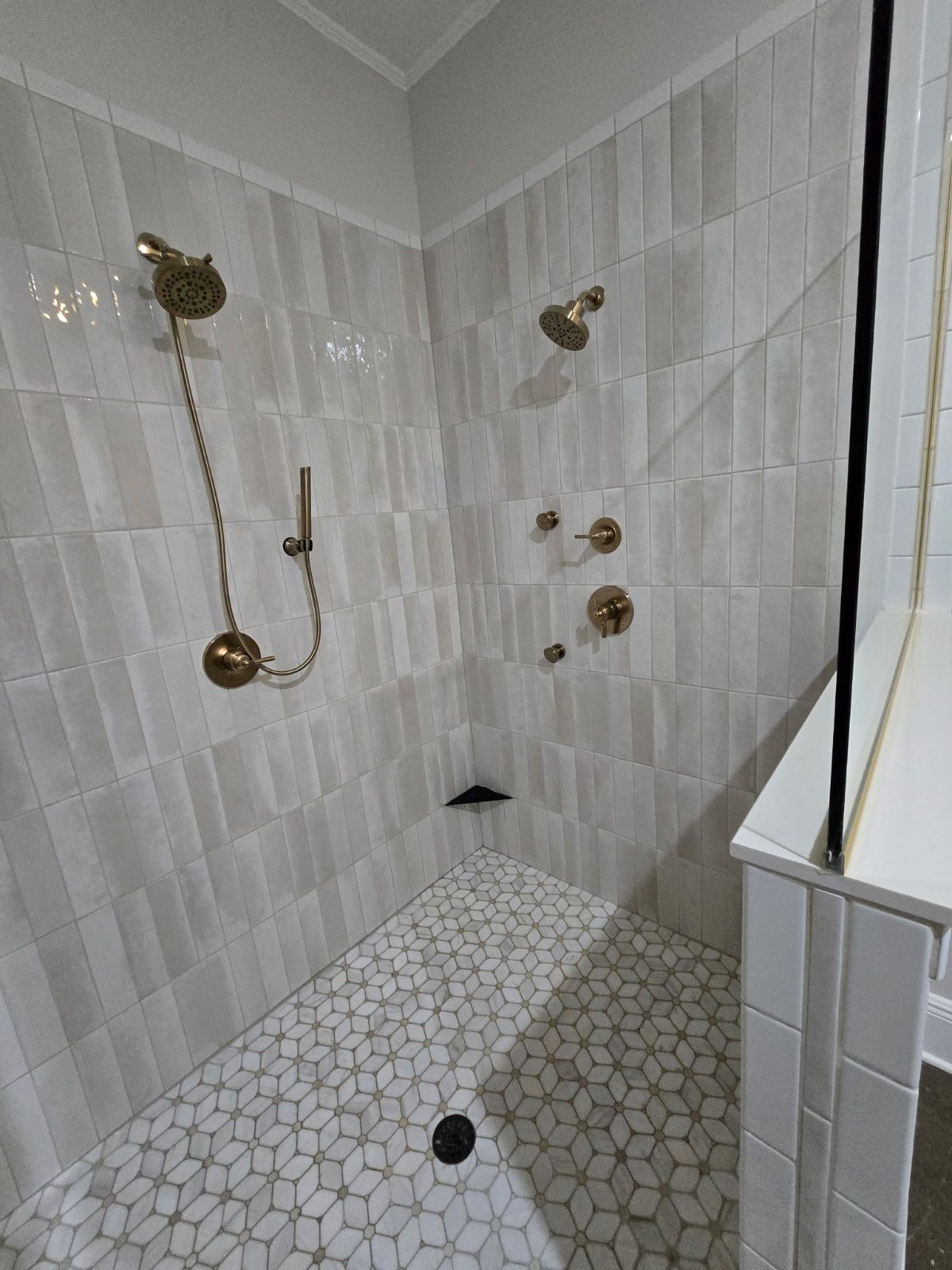 Tiled shower makeover